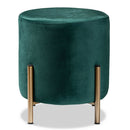 FZD190717-Green Velvet-Ottoman