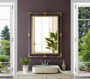 451-M Ghost Acrylic And Metal Frame Mirror