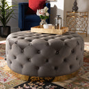 TSF-6689-Grey/Gold-Ottoman