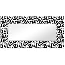 Intertwine 72x36 Reverse Printed Tempered Art Glass 60x20 TAM-EAD9001