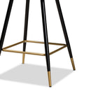 DC179-Emerald Green/Gold Bar Stool