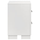  Coaster Furniture Jessica 202992 2-Drawer Nightstand - Snow White IMAGE 8