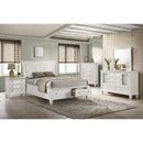  Coaster Furniture Sandy Beach 201309KE Wood Eastern King Storage Panel Bed - Cream White IMAGE 7