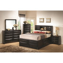  Coaster Furniture Briana 200702 2-Drawer Nightstand - Black IMAGE 3