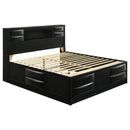  Size_King --  Coaster Furniture Briana Bookcase Bed with Storage IMAGE 1