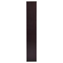  Coaster Furniture Theo 800264 71-inch 7-shelf Bookshelf - Cappuccino IMAGE 4