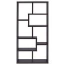  Coaster Furniture Theo 800264 71-inch 7-shelf Bookshelf - Cappuccino IMAGE 6