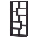  Coaster Furniture Theo 800264 71-inch 7-shelf Bookshelf - Cappuccino IMAGE 7