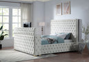 Luxe Cannes Plus Cream Queen TV  Bed