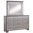  Furniture of America Bellanova CM7979SV 6 pc King Upholstered Panel Bedroom Set IMAGE 7