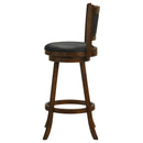 Coaster Furniture Broxton 101920 Upholstered Swivel Bar Chair - Chestnut (Set of 2) IMAGE 4