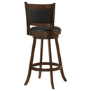  Coaster Furniture Broxton 101920 Upholstered Swivel Bar Chair - Chestnut (Set of 2) IMAGE 7