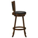  Coaster Furniture Broxton 101920 Upholstered Swivel Bar Chair - Chestnut (Set of 2) IMAGE 8