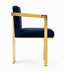 L016 Monte Carlo Chair In Blue and Gold Dining
