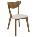  Coaster Furniture Kersey 103062 Wood Dining Side Chair - Chestnut (Set of 2) IMAGE 1