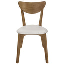  Coaster Furniture Kersey 103062 Wood Dining Side Chair - Chestnut (Set of 2) IMAGE 2