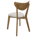  Coaster Furniture Kersey 103062 Wood Dining Side Chair - Chestnut (Set of 2) IMAGE 5