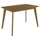 Coaster Furniture Kersey 103061 Rectangular 47-inch Wood Dining Table - Chestnut IMAGE 1