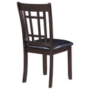  Coaster Furniture Lavon 102672 Wood Dining Side Chair - Espresso (Set of 2) IMAGE 7