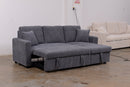 SMB8037GY Grey Corduroy Sofa Bed