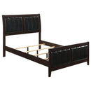  Size_King -- Carlton 202091KE Wood Eastern King Panel Bed - Cappuccino IMAGE 1