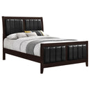  Size_King -- Carlton 202091KE Wood Eastern King Panel Bed - Cappuccino IMAGE 2