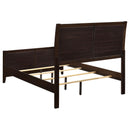  Size_King -- Carlton 202091KE Wood Eastern King Panel Bed - Cappuccino IMAGE 3