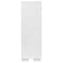 Coaster Furniture Jessica 202995 5-Drawer Bedroom Chest - Snow White IMAGE 8