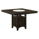  Coaster Furniture Gabriel 100438 52-inch Counter Height Dining Table - Cappuccino IMAGE 1