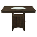 Coaster Furniture Gabriel 100438 52-inch Counter Height Dining Table - Cappuccino IMAGE 5
