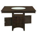 Coaster Furniture Gabriel 100438 52-inch Counter Height Dining Table - Cappuccino IMAGE 6