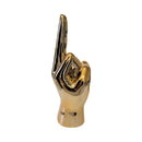 DARK GOLD MIDDLE FINGER TABLETOP SCULPTURE