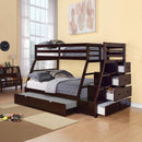  Acme Furniture Jason 37015 Twin/Full Bunk Bed with Trundle & Storage IMAGE 1