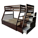 Acme Furniture Jason 37015 Twin/Full Bunk Bed with Trundle & Storage IMAGE 4