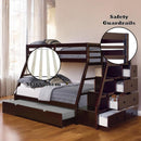  Acme Furniture Jason 37015 Twin/Full Bunk Bed with Trundle & Storage IMAGE 9