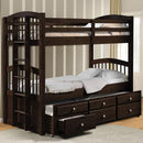  Acme Furniture Micah 40000 Twin/Twin Bunk Bed with Trundle & Storage IMAGE 2