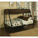  Acme Furniture Tritan 02053BK Twin/Full Bunk Bed IMAGE 1
