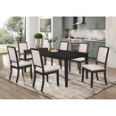  Coaster Furniture Louise 101562 Upholstered Wood Dining Side Chair - Black (Set of 2) IMAGE 9