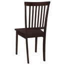  Coaster Furniture Gomez 150152 5-piece Rectangular Dining Table Set - Cappuccino IMAGE 3
