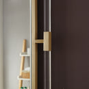 451-M Ghost Acrylic And Metal Frame Mirror