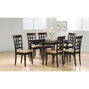 Coaster Furniture Gabriel 100770 Oval 60-inch Extension Leaf Dining Table - Cappuccino IMAGE 5