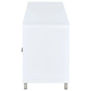  Coaster Furniture Casey 701972 2-Drawer Engineered Wood 60" TV Stand - White IMAGE 4