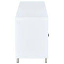  Coaster Furniture Casey 701972 2-Drawer Engineered Wood 60" TV Stand - White IMAGE 6
