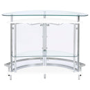 Coaster Furniture Amarillo 101066 Freestanding Glass Top Home Bar Wine Cabinet - White IMAGE 6