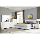  Coaster Furniture Felicity 203505 5-Drawer Bedroom Chest - White High Gloss IMAGE 10