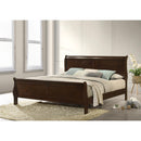  Size_King -- Louis Philippe 202411KE Wood Eastern King Sleigh Bed - Cappuccino IMAGE 6