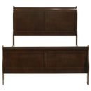  Coaster Furniture Louis Philippe 202411F Wood Full Sleigh Bed - Cappuccino IMAGE 3