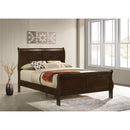  Size_Full -- Louis Philippe 202411F Wood Full Sleigh Bed - Cappuccino IMAGE 6