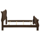 Size_Queen -- Louis Philippe 202411Q Wood Queen Sleigh Bed - Cappuccino IMAGE 5