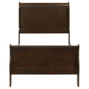  Size_Twin -- Coaster Furniture Louis Philippe Sleigh Bed IMAGE 3